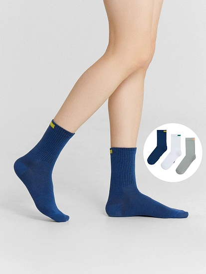 картинка НОСКИ ДЕТСКИЕ (3 пары) от известного бренда одежды для девочек Mark Formelle