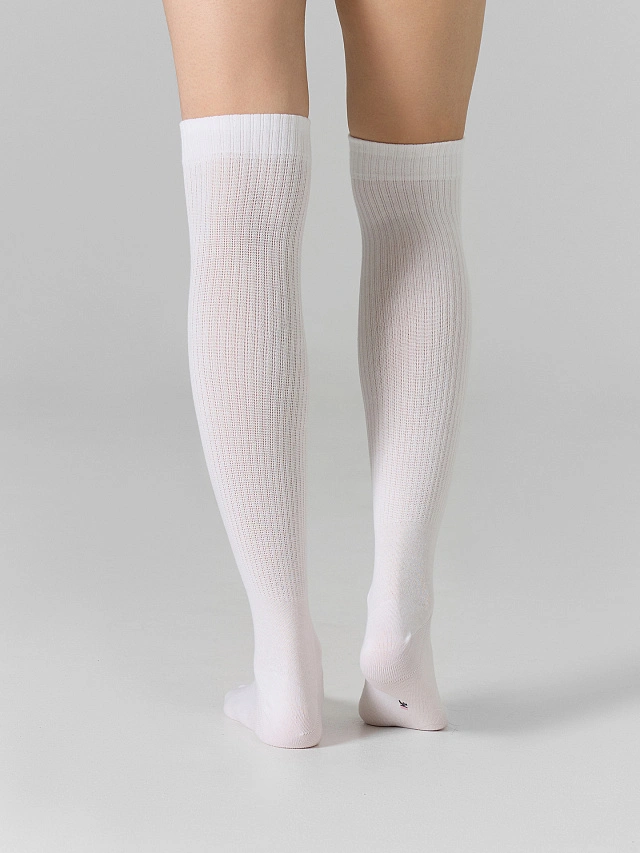 Гольфы женские белые - 4