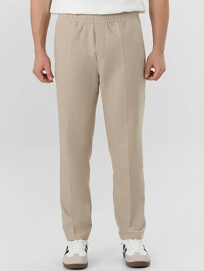 картинка Брюки мужские белые льняные  от магазина мужской одежды Mark Formelle