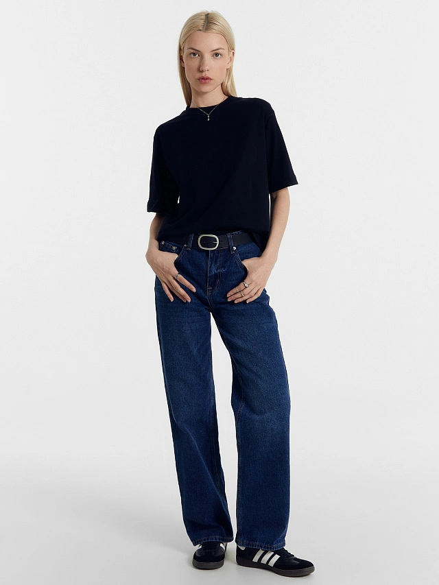 Футболка женская черная - 6