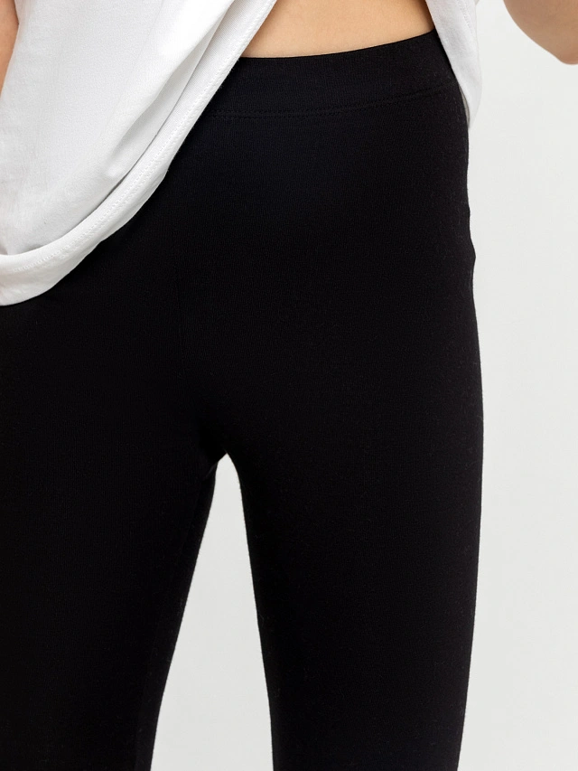 Легинсы для девочек мультипак (2 шт.) в черном цвете - 5