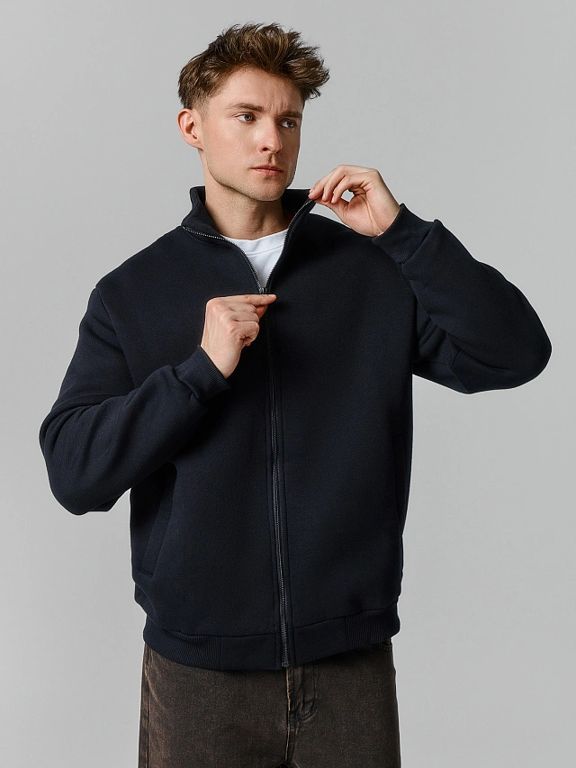 Жакет мужской в черном цвете - 3