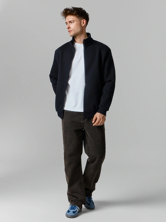 Жакет мужской в черном цвете - 5