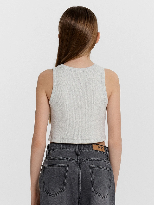 Топ для девочек в сером цвете - 2