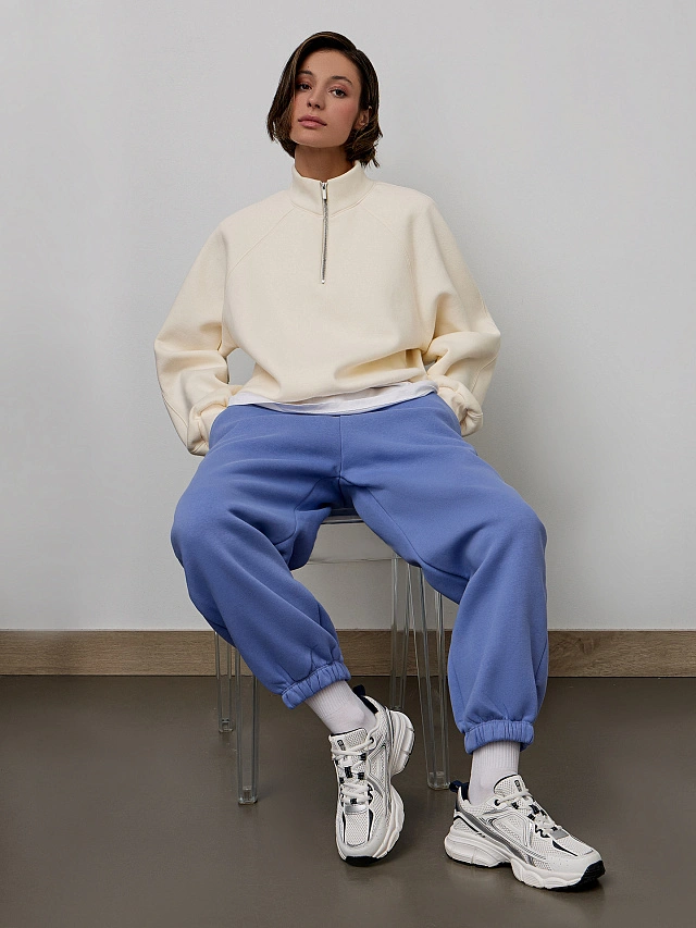 Брюки женские фиолетовые - 13