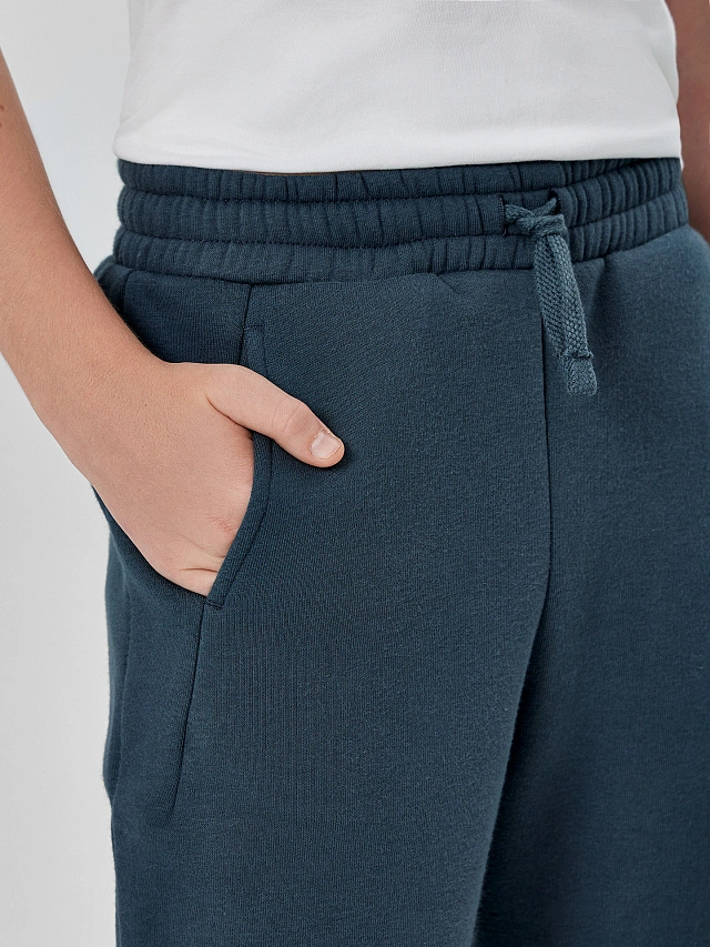 Брюки для мальчиков в серо-синем цвете - 5