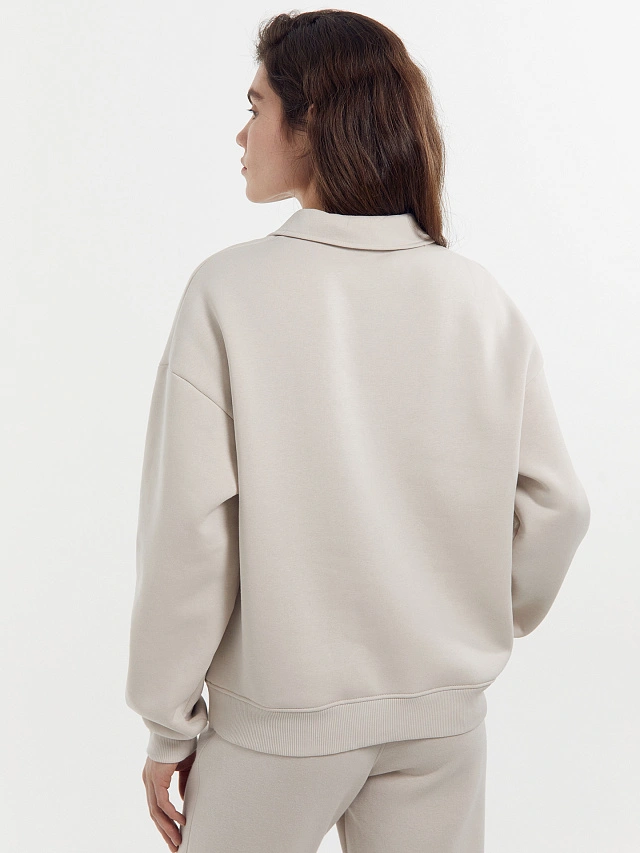 Поло женское в бежевом цвете - 2