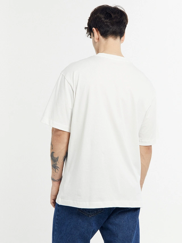 Футболка мужская в белом цвете - 2