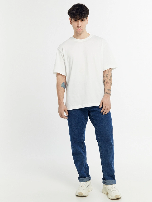 Футболка мужская в белом цвете - 3