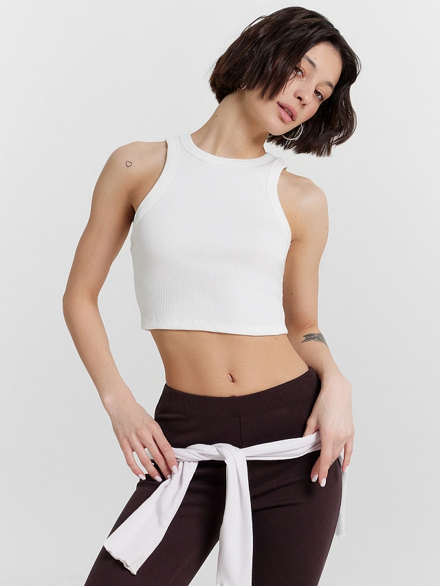 Топ женский в белом цвете - 5