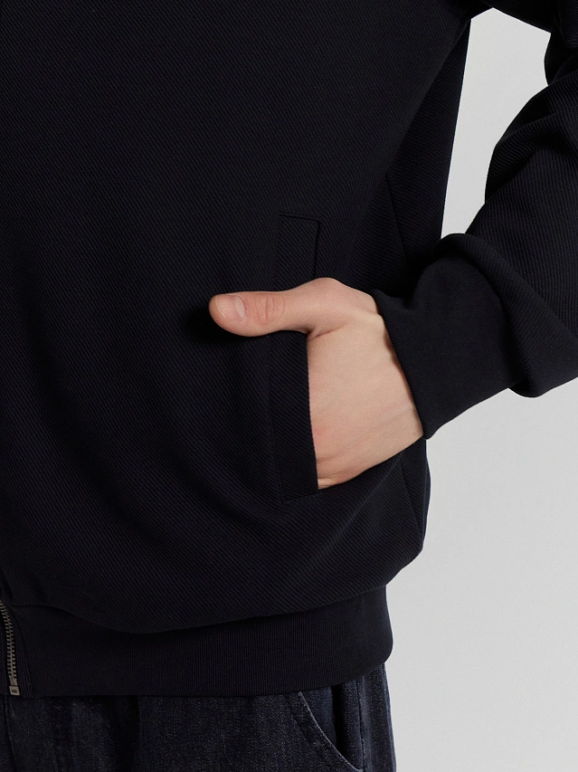 Толстовка мужская в синем цвете - 6