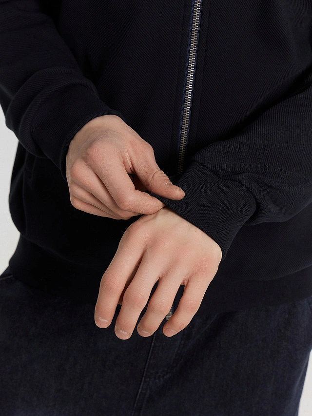 Толстовка мужская в синем цвете - 7