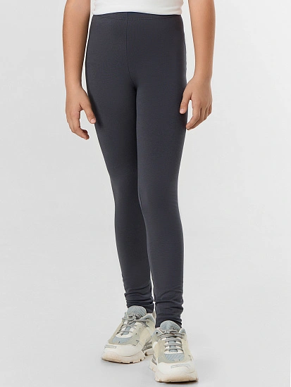 картинка Легинсы для девочек в сером цвете  от известного бренда одежды для девочек Mark Formelle