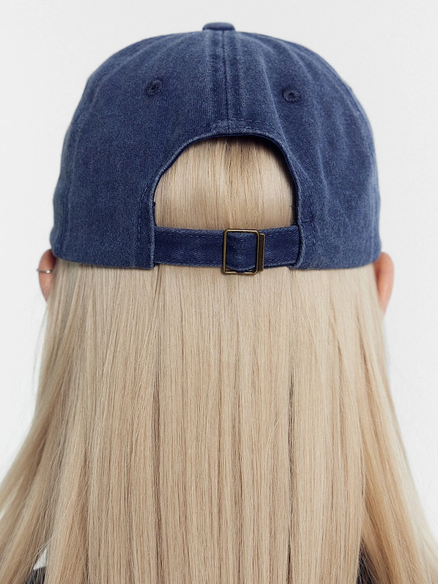 Бейсболка женская в синем цвете - 4