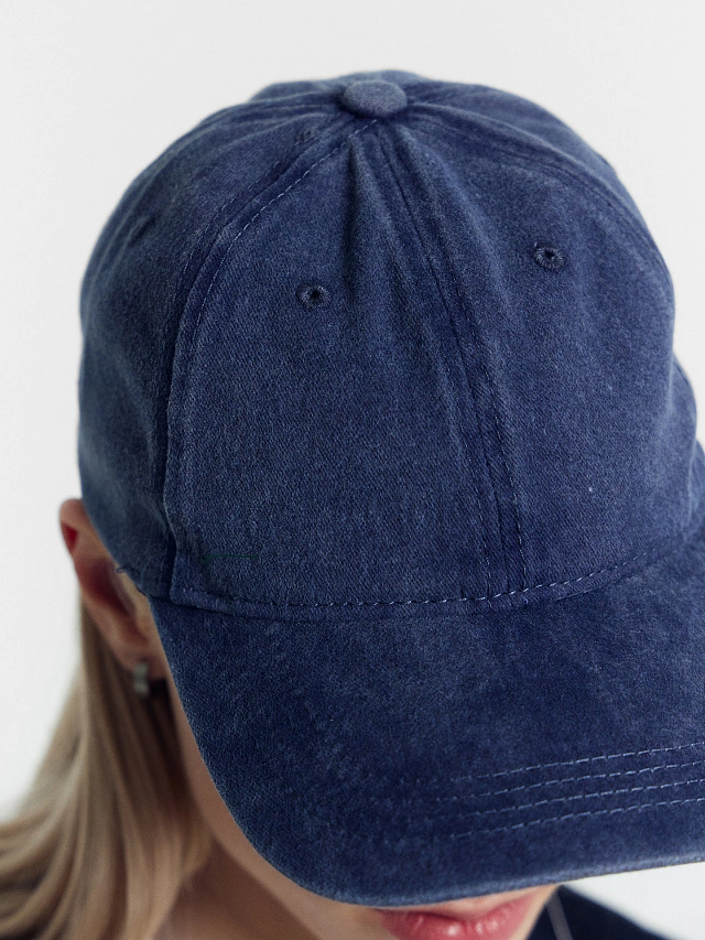 Бейсболка женская в синем цвете - 5