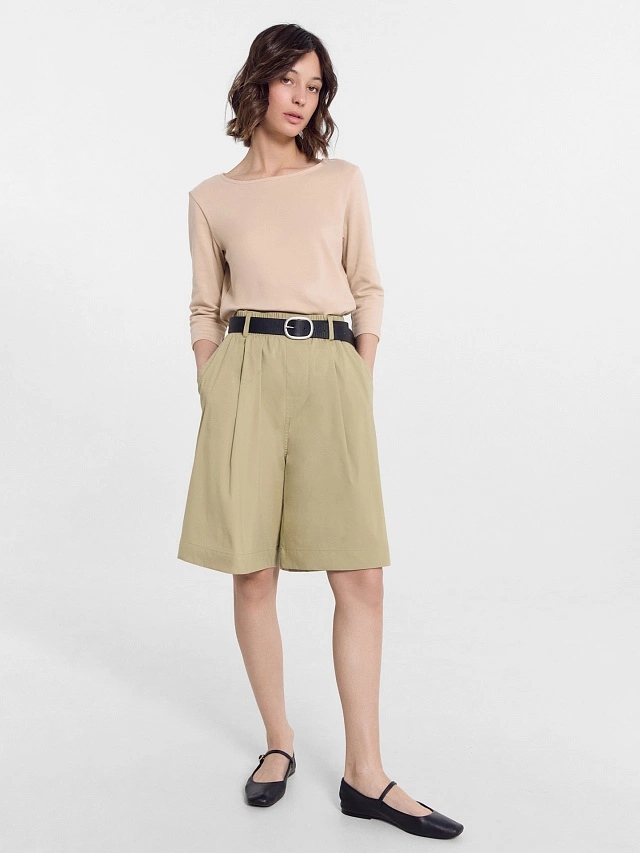 Джемпер женский в бежевом цвете - 5