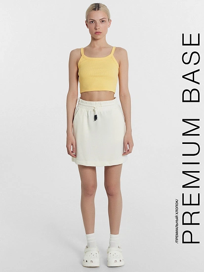 картинка Юбка женская в молочно-бежевом цвете  от магазина стильной одежды Mark Formelle