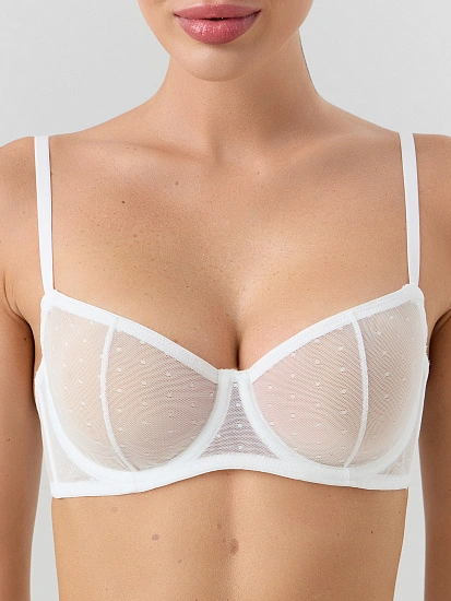 картинка Бюстгальтер женский в белом цвете  от магазина стильной одежды Mark Formelle