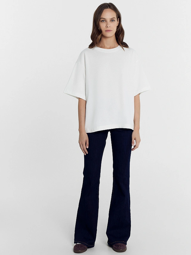 Футболка женская в белом цвете - 3