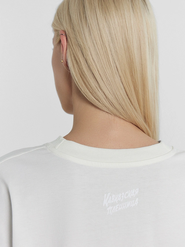 Футболка женская светло-молочная Mark Formelle x Мосфильм - 6
