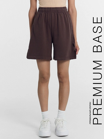картинка Шорты женские пепельно-коричневые  от магазина стильной одежды Mark Formelle