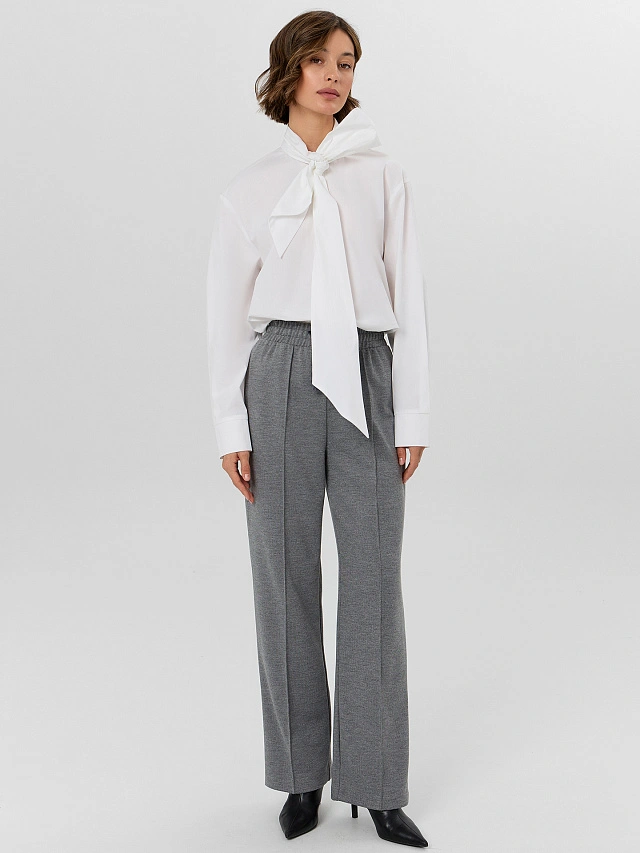 Брюки женские в сером цвете - 4