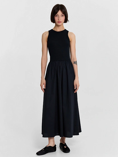 картинка Сарафан женский в черном цвете  от магазина стильной одежды Mark Formelle