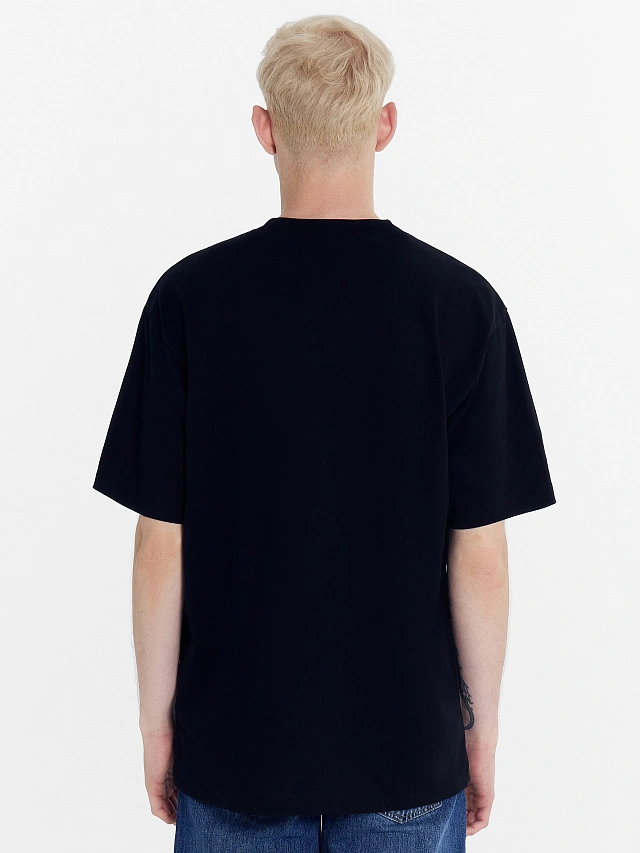 Футболка мужская черная - 2