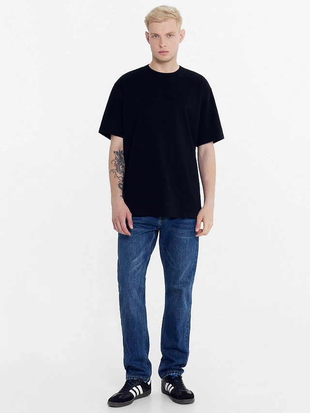 Футболка мужская черная - 3