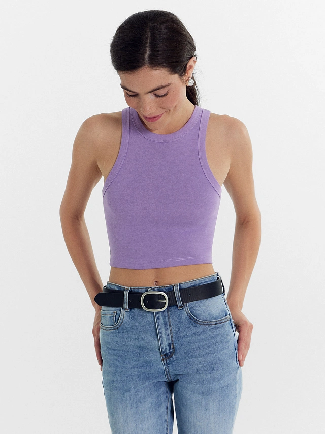 Топ женский фиолетовый - 5