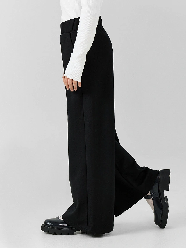 Брюки для девочек в черном цвете - 2