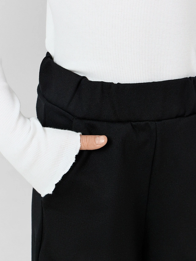 Брюки для девочек в черном цвете - 6