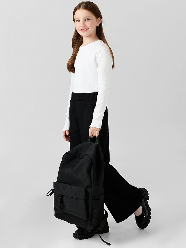 Брюки для девочек в черном цвете - 7