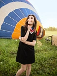 Платье женское в черном цвете
