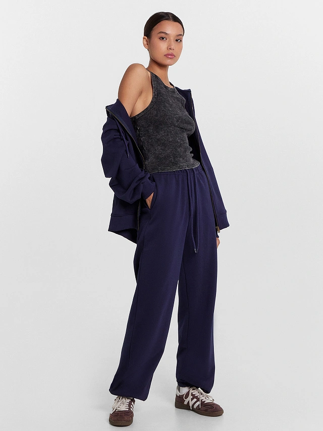 Брюки женские в синем цвете - 2