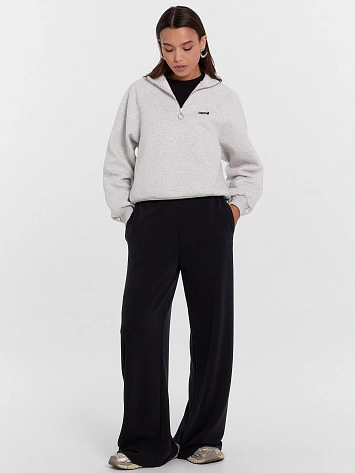 Брюки палаццо женские черные