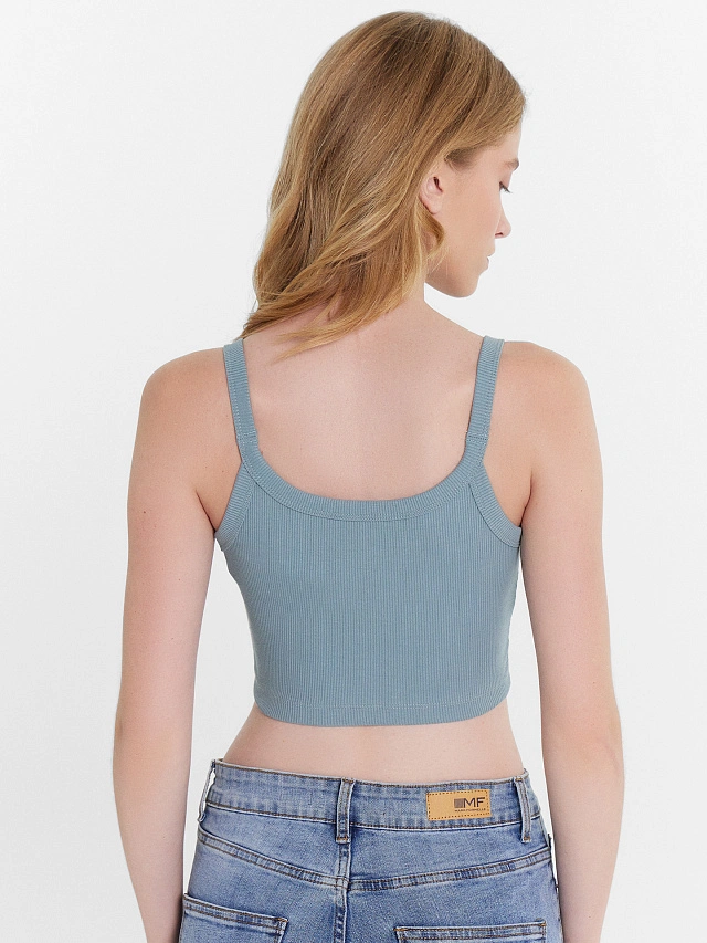 Топ женский светло-голубой - 2