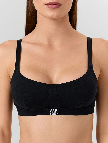 картинка Бюстгальтер женский черный от магазина стильной одежды Mark Formelle