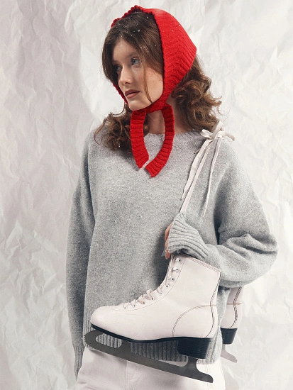 картинка Джемпер женский светло-серый  от магазина стильной одежды Mark Formelle