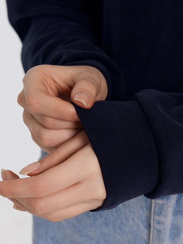 Худи женское черное - 5