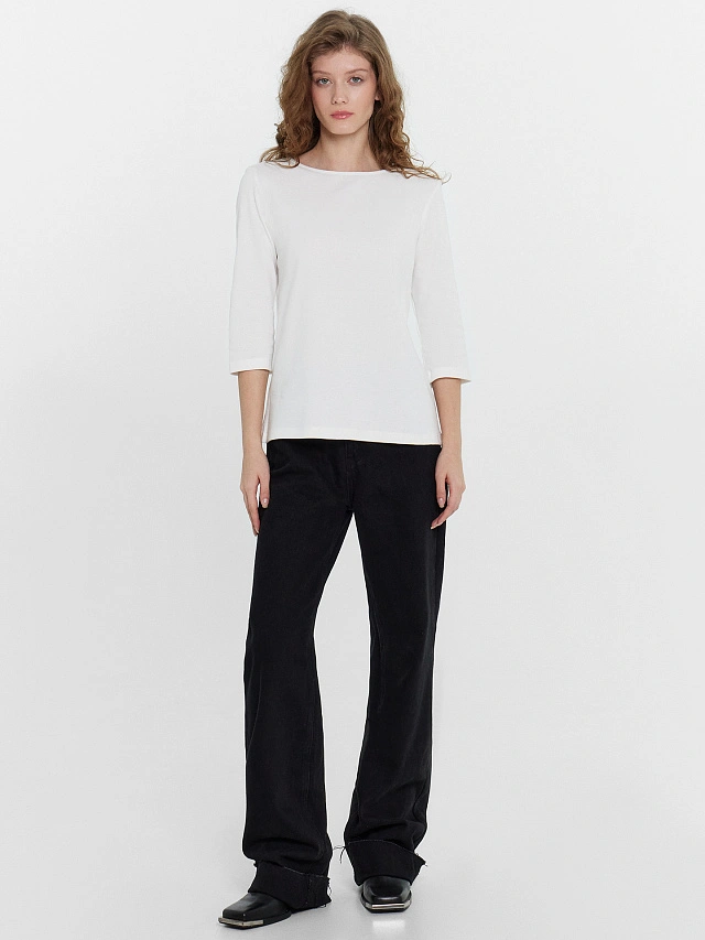 Джемпер женский белый - 3