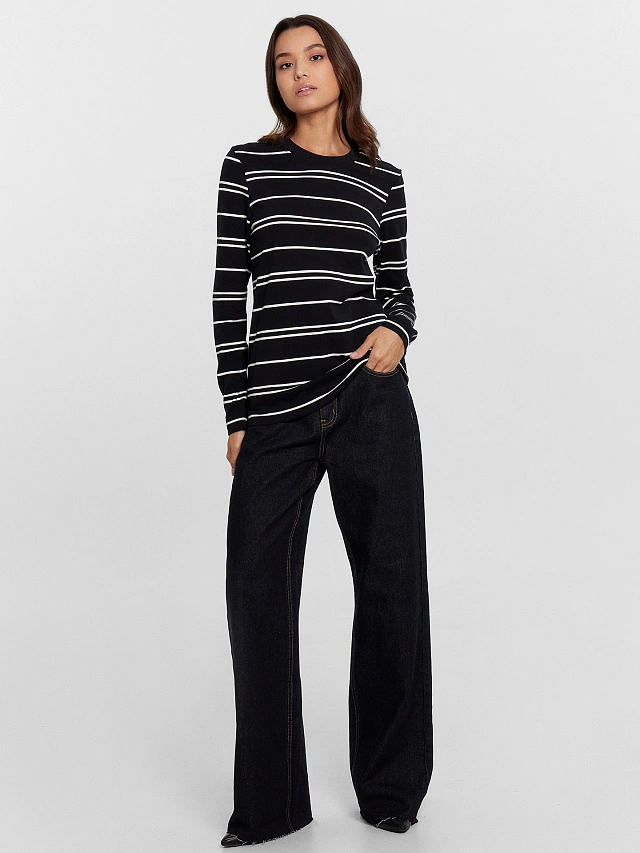 Джемпер женский в полоску - 3