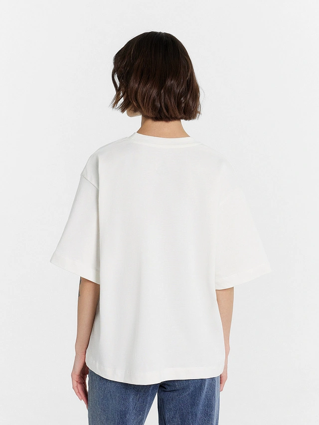 Футболка женская молочная с цитатой из фильма "Ирония судьбы, или с легким паром!" - 4