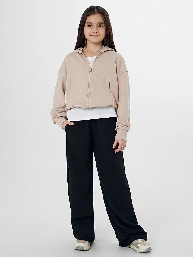 Брюки для девочек черные - 5