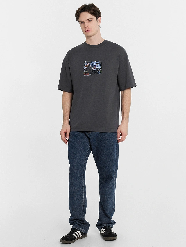 Футболка мужская графитовая с цитатой из фильма "ирония судьбы, или с легким паром!" - 4