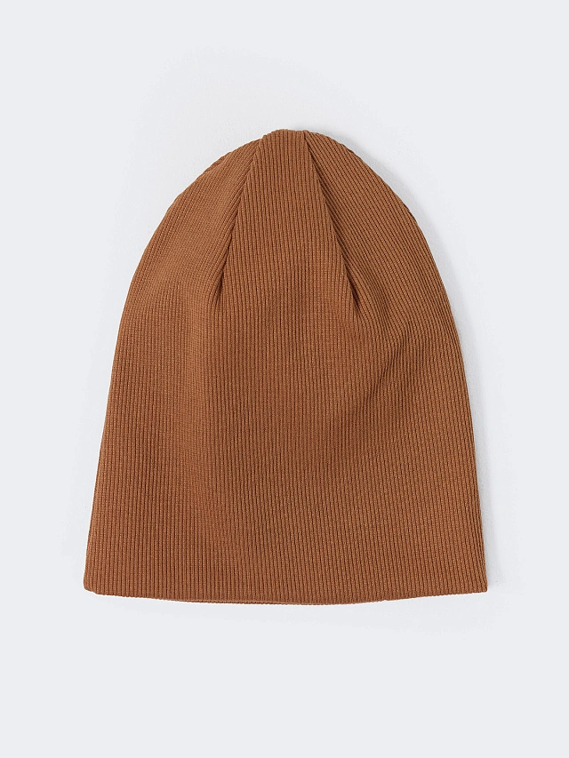 Шапка детская коричневая - 4