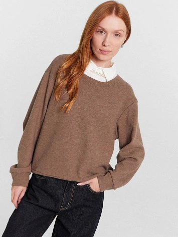 Джемпер женский коричневый