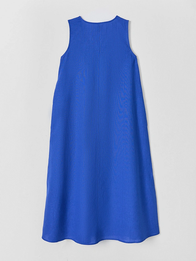 Сарафан женский синий - 7