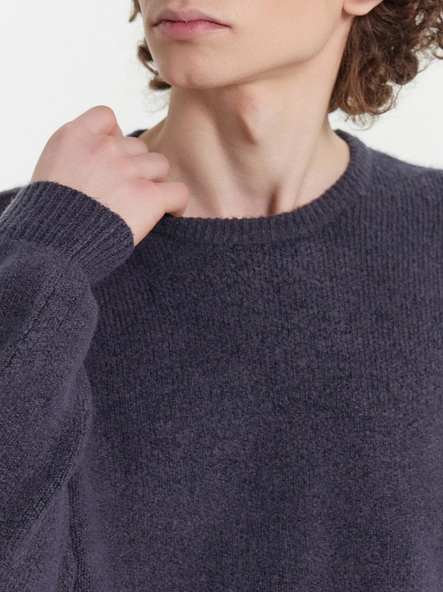 Джемпер мужской синий - 7