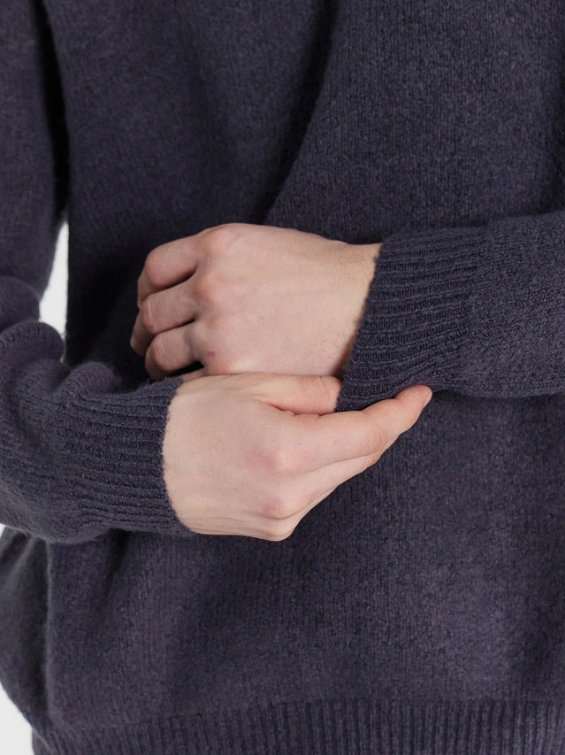 Джемпер мужской синий - 8